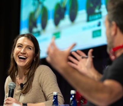 Speaking moment with Brad